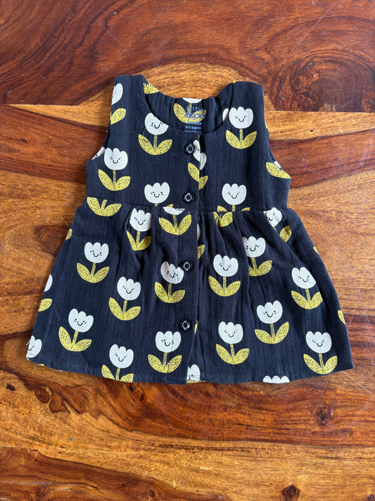 Organic Muslin Baby Frock