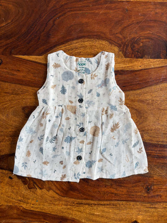 Organic Muslin Baby Frock