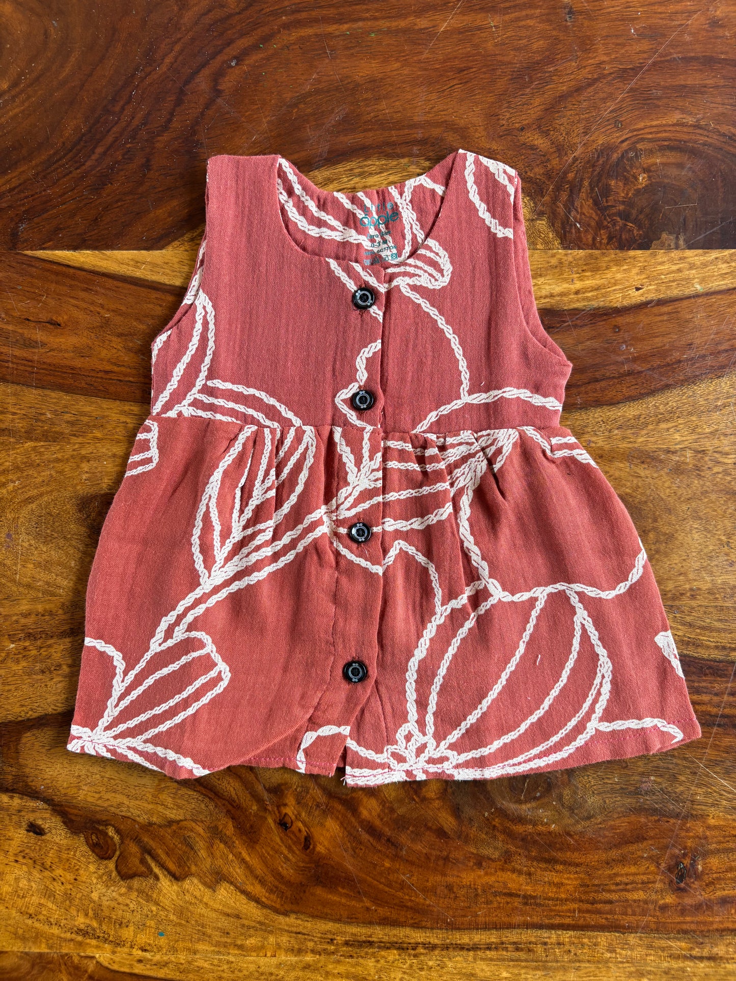 Organic Muslin Baby Frock