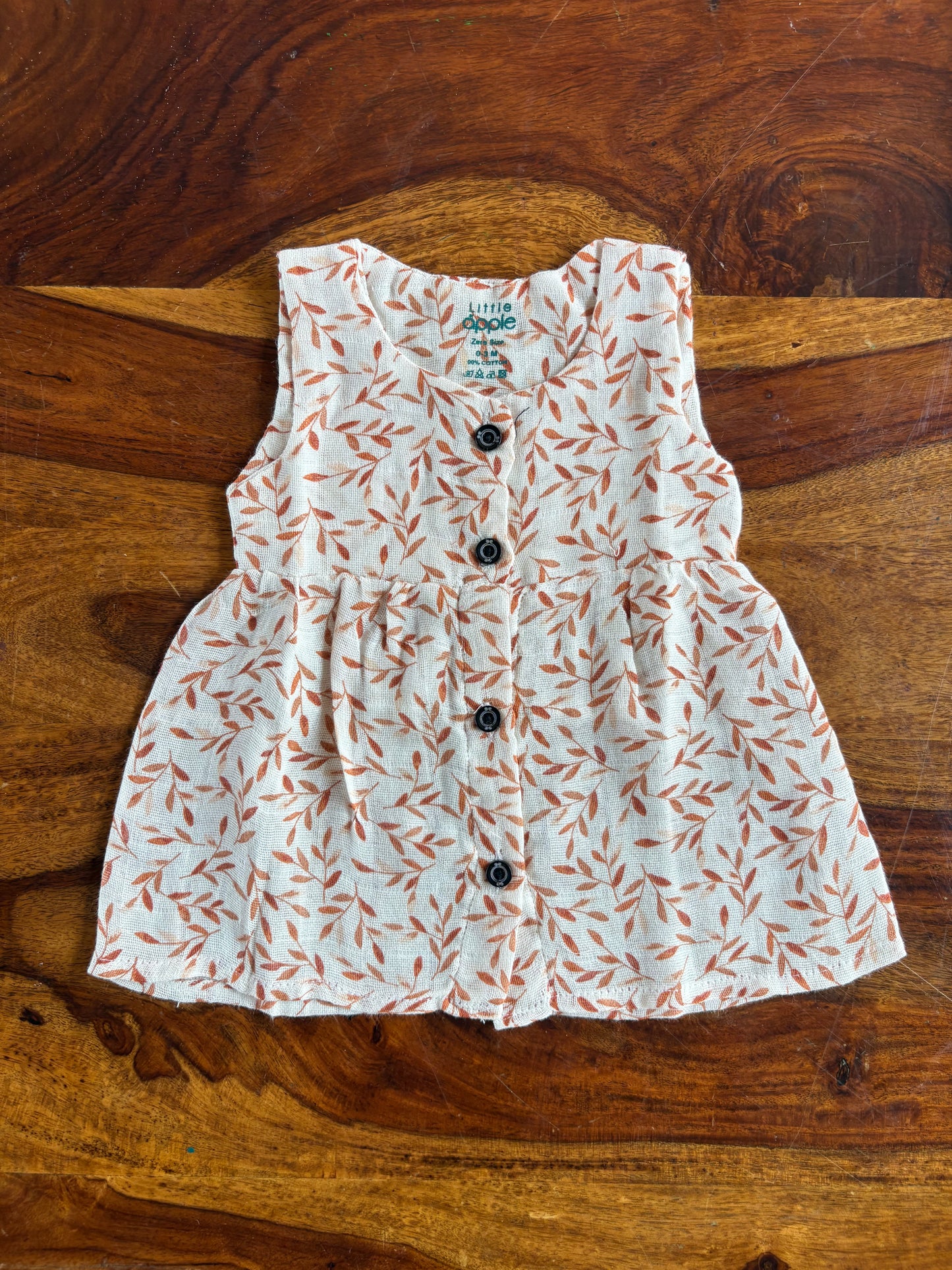 Organic Muslin Baby Frock