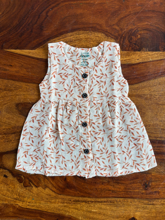 Organic Muslin Baby Frock