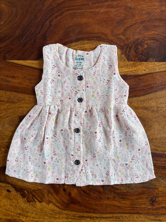 Organic Muslin Baby Frock