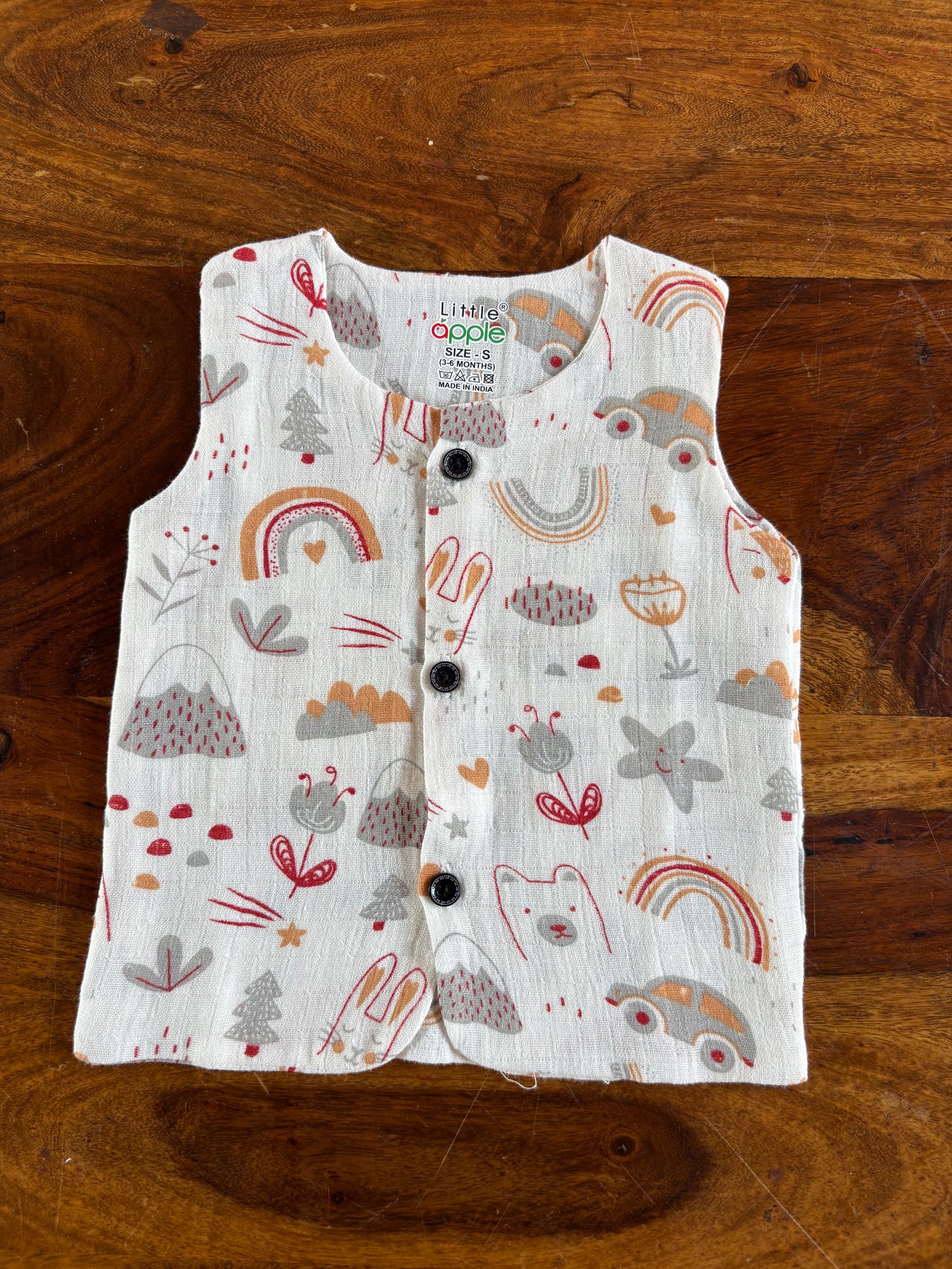 Organic Muslin Jabla with Shorts