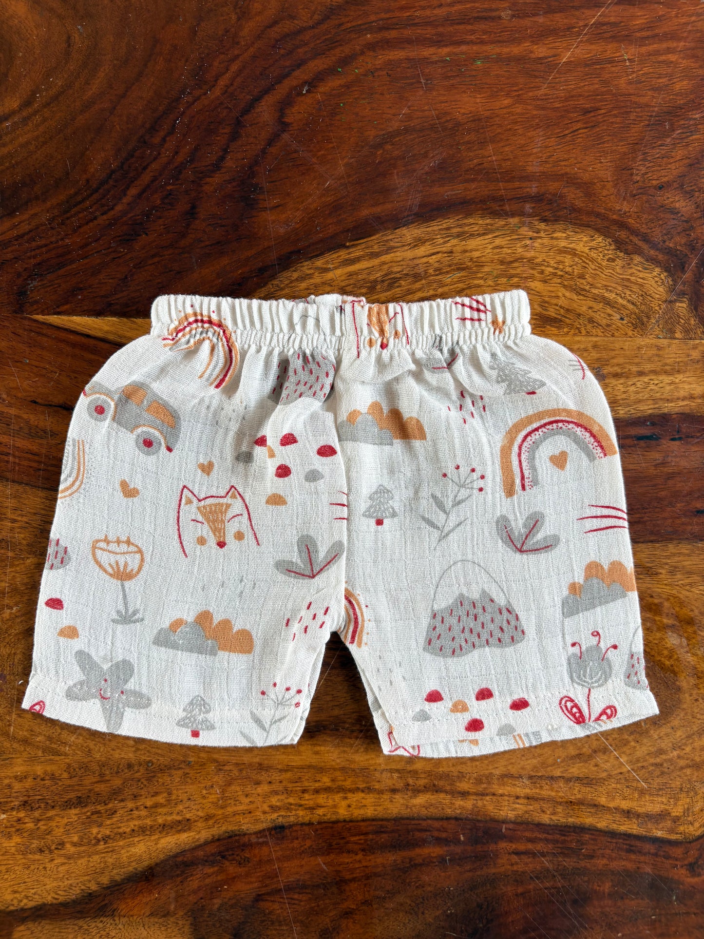 Organic Muslin Jabla with Shorts