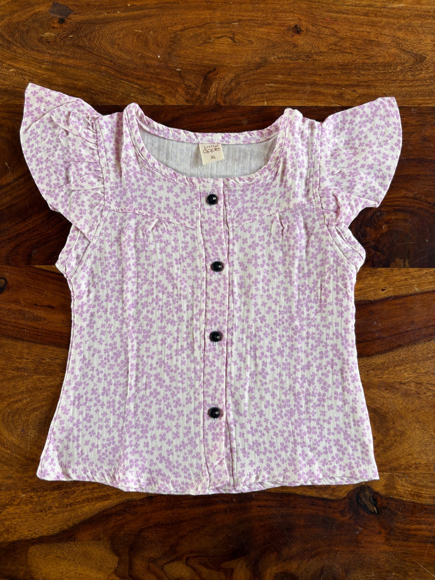 Organic Muslin Frill Top & Shorts Set