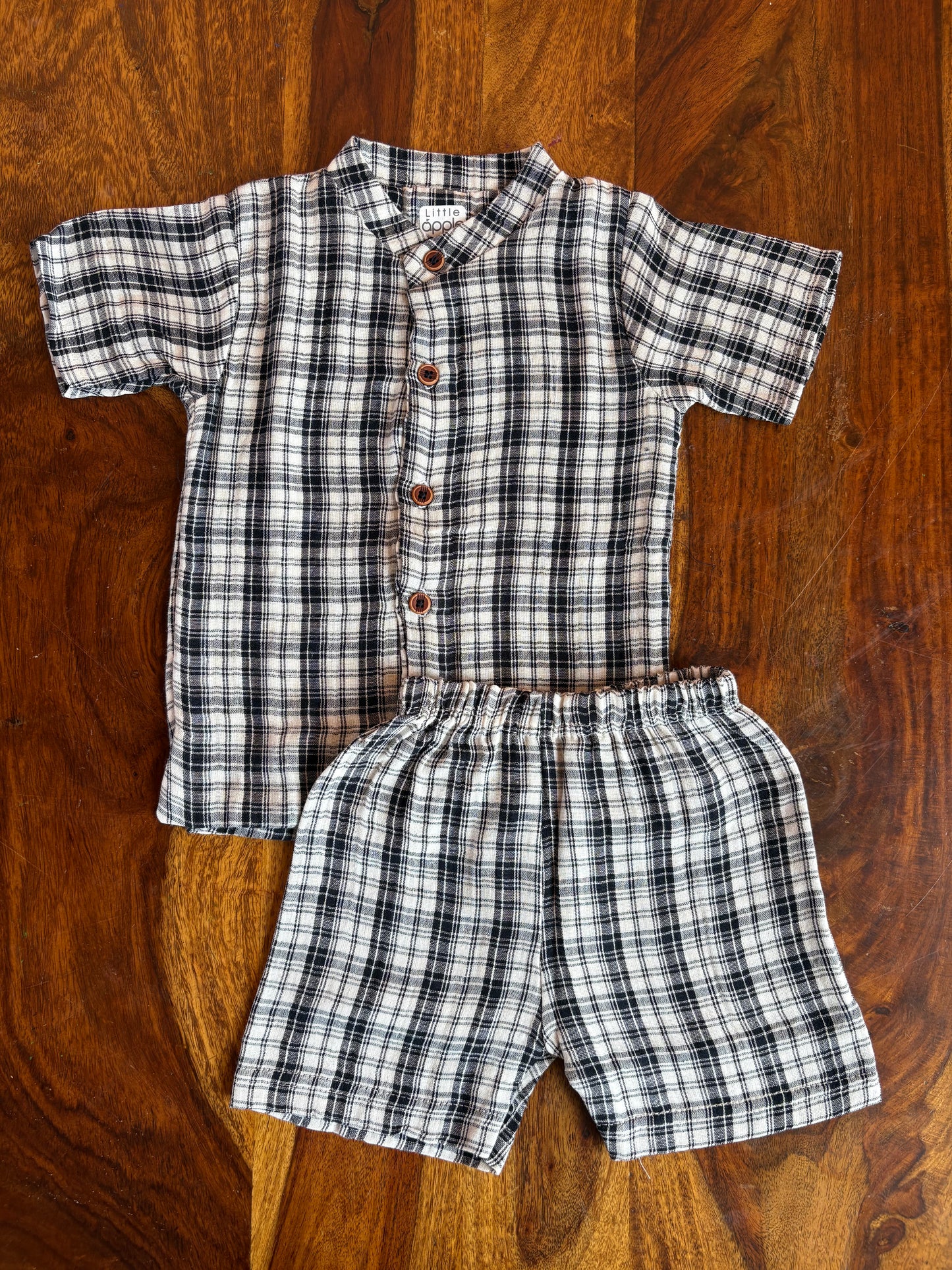 Muslin Chinese Collar Set