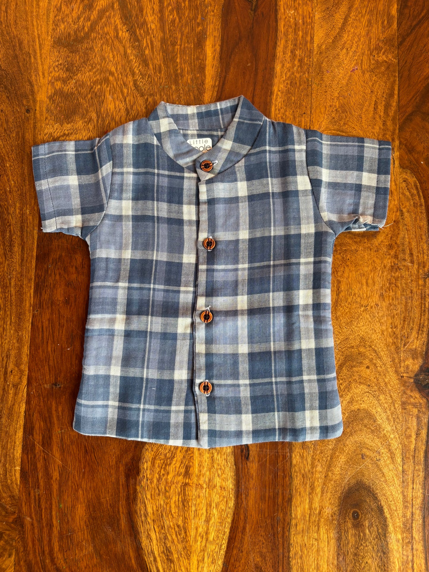 Muslin Chinese Collar Set