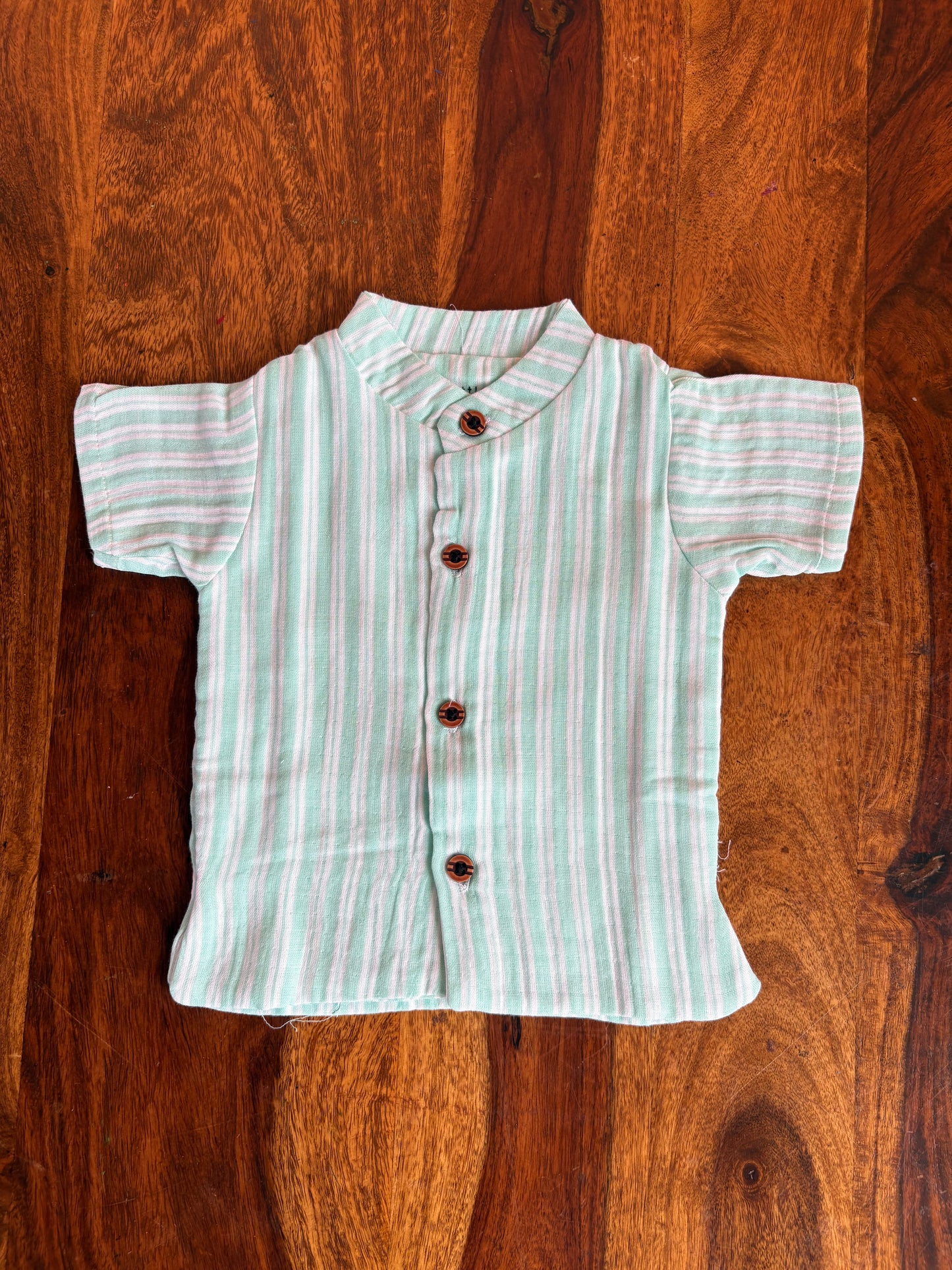 Muslin Chinese Collar Set