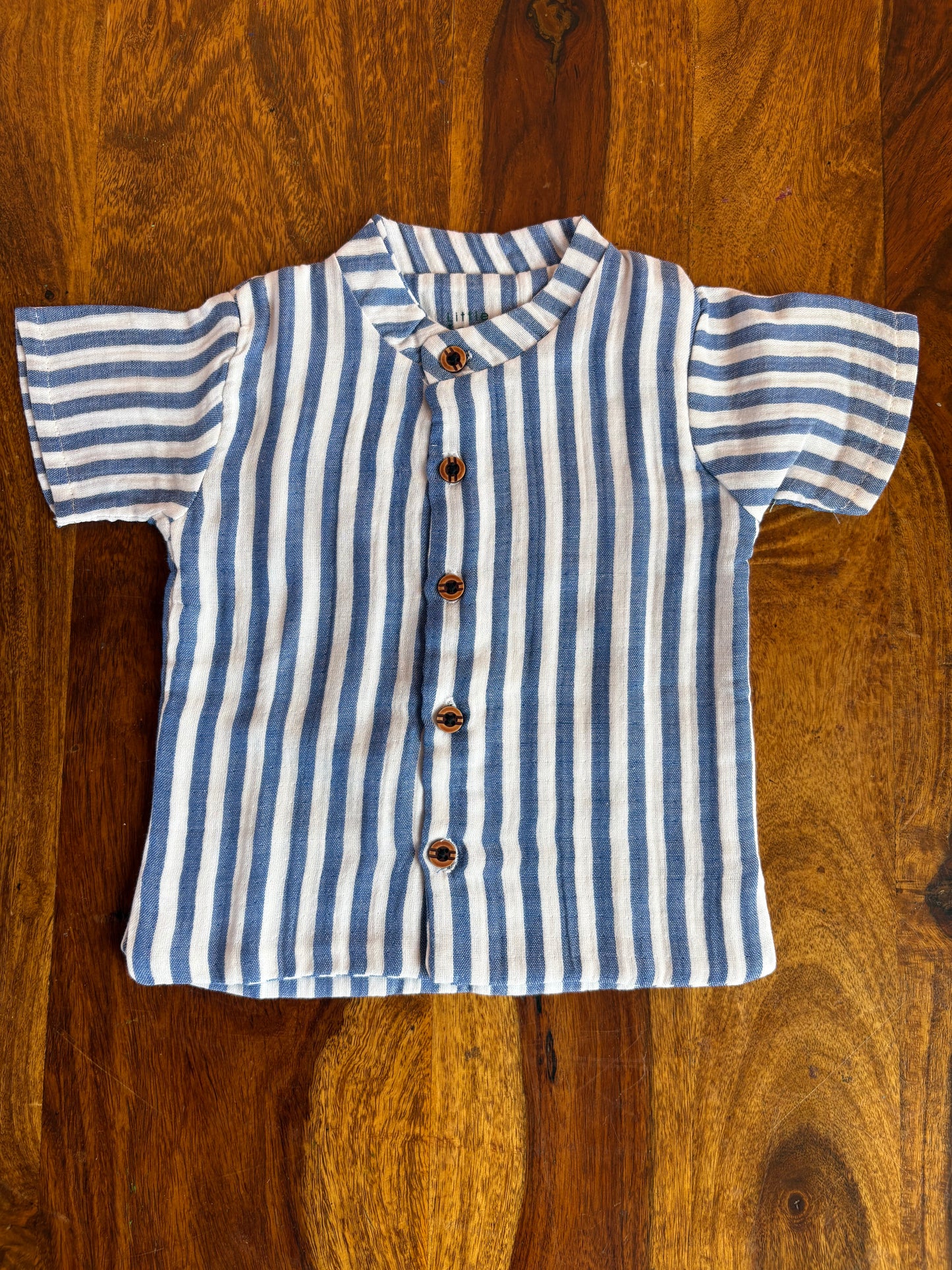 Muslin Chinese Collar Set