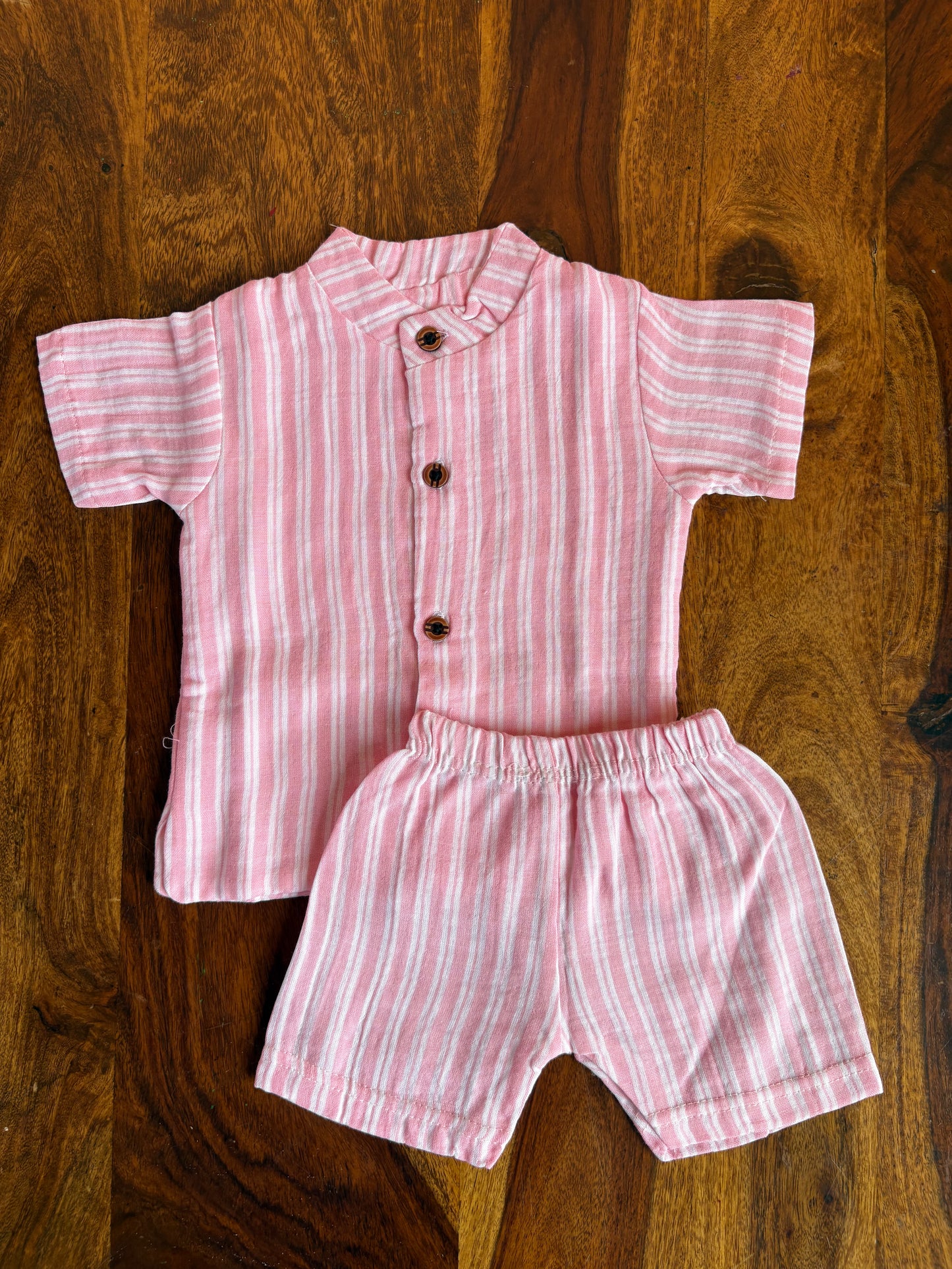 Muslin Chinese Collar Set
