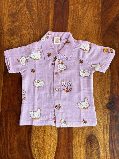 Muslin Collared Co-Ord Set
