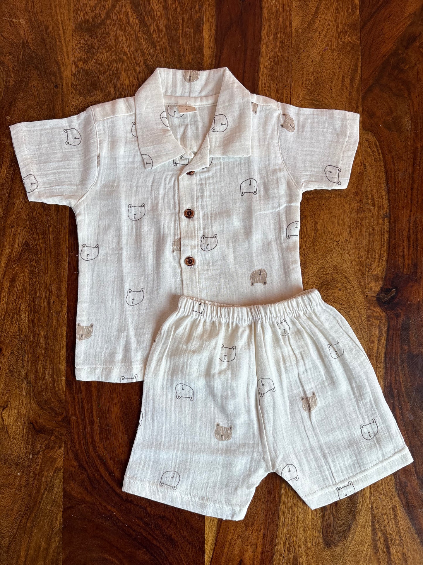 Muslin Collared Co-Ord Set
