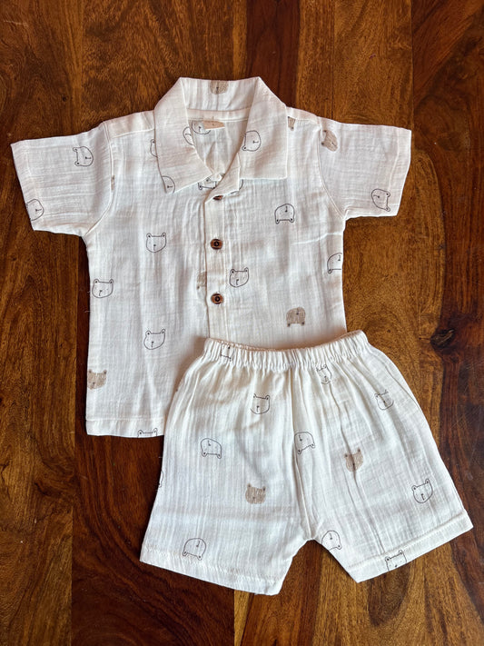 Muslin Collared Co-Ord Set