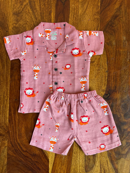 Muslin Collared Co-Ord Set