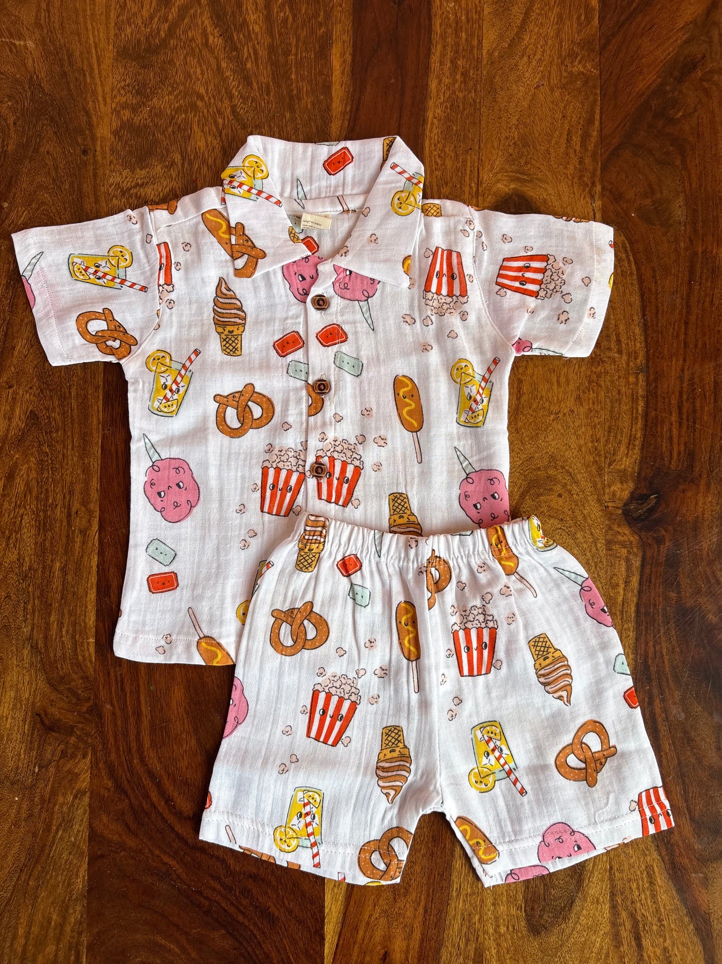 Muslin Collared Co-Ord Set