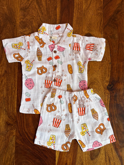 Muslin Collared Co-Ord Set