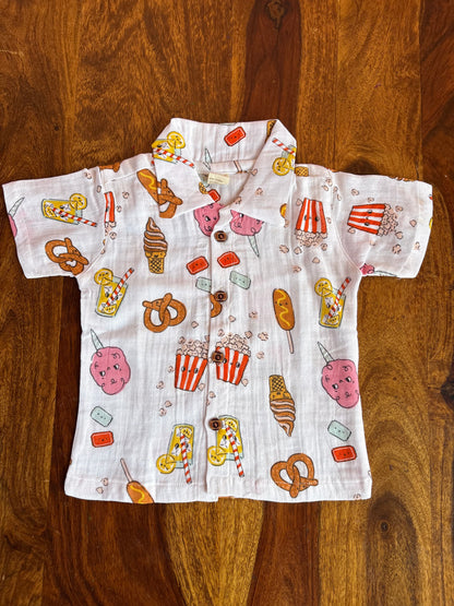 Muslin Collared Co-Ord Set