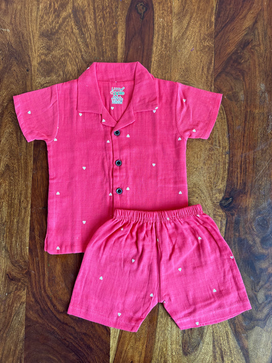 Muslin Collared Co-Ord Set