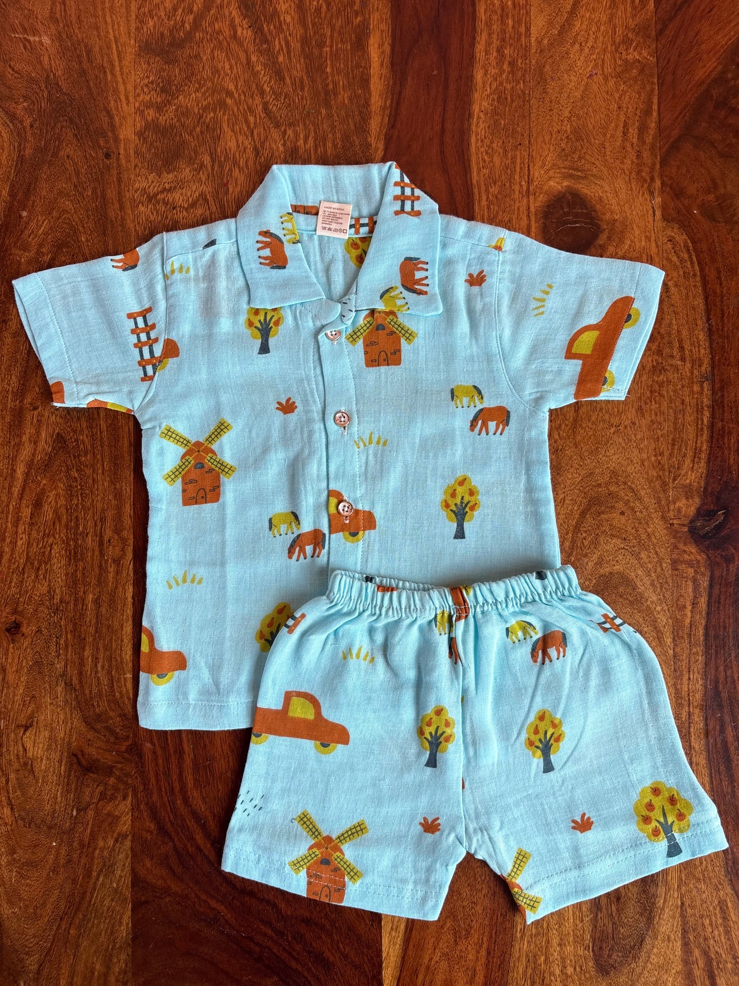 Muslin Collared Co-Ord Set