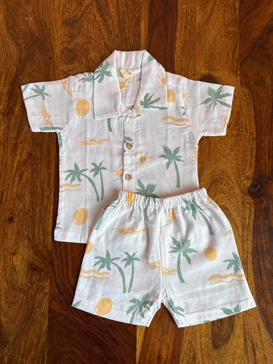 Muslin Collared Co-Ord Set