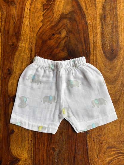 Organic Muslin Jabla with Shorts
