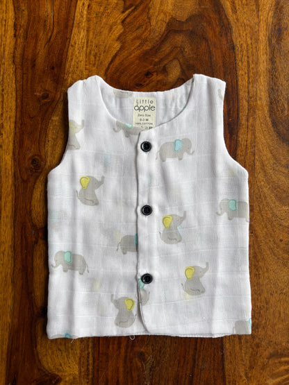 Organic Muslin Jabla with Shorts