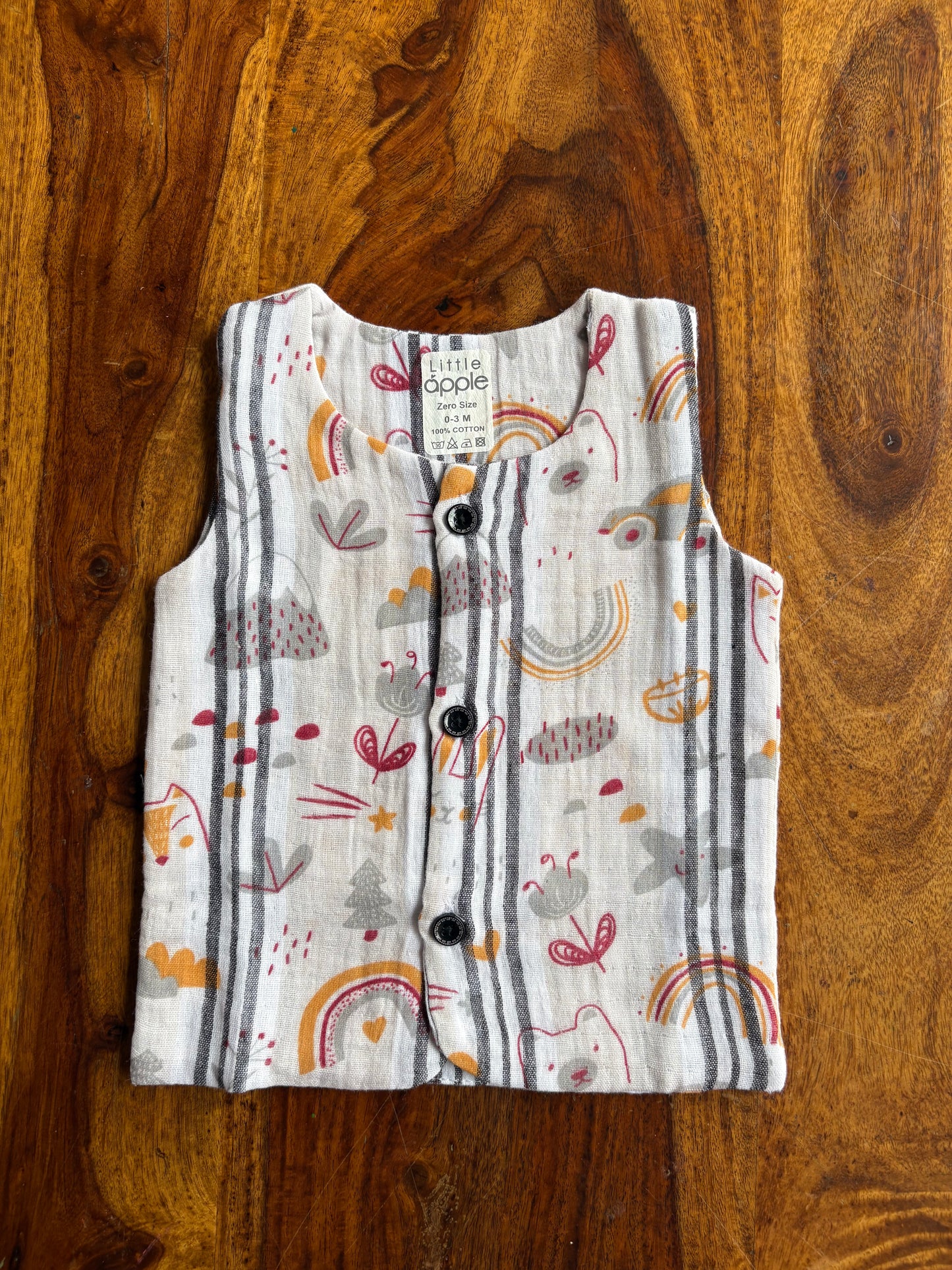 Organic Muslin Jabla with Shorts