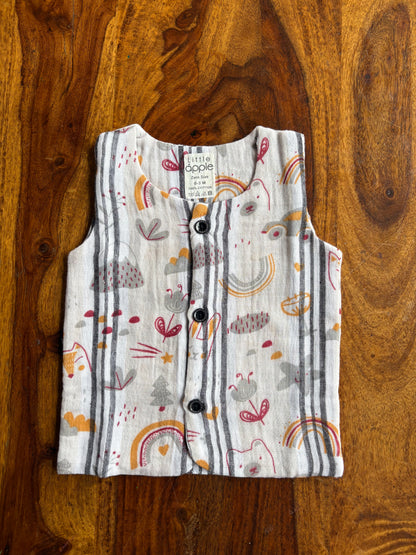 Organic Muslin Jabla with Shorts