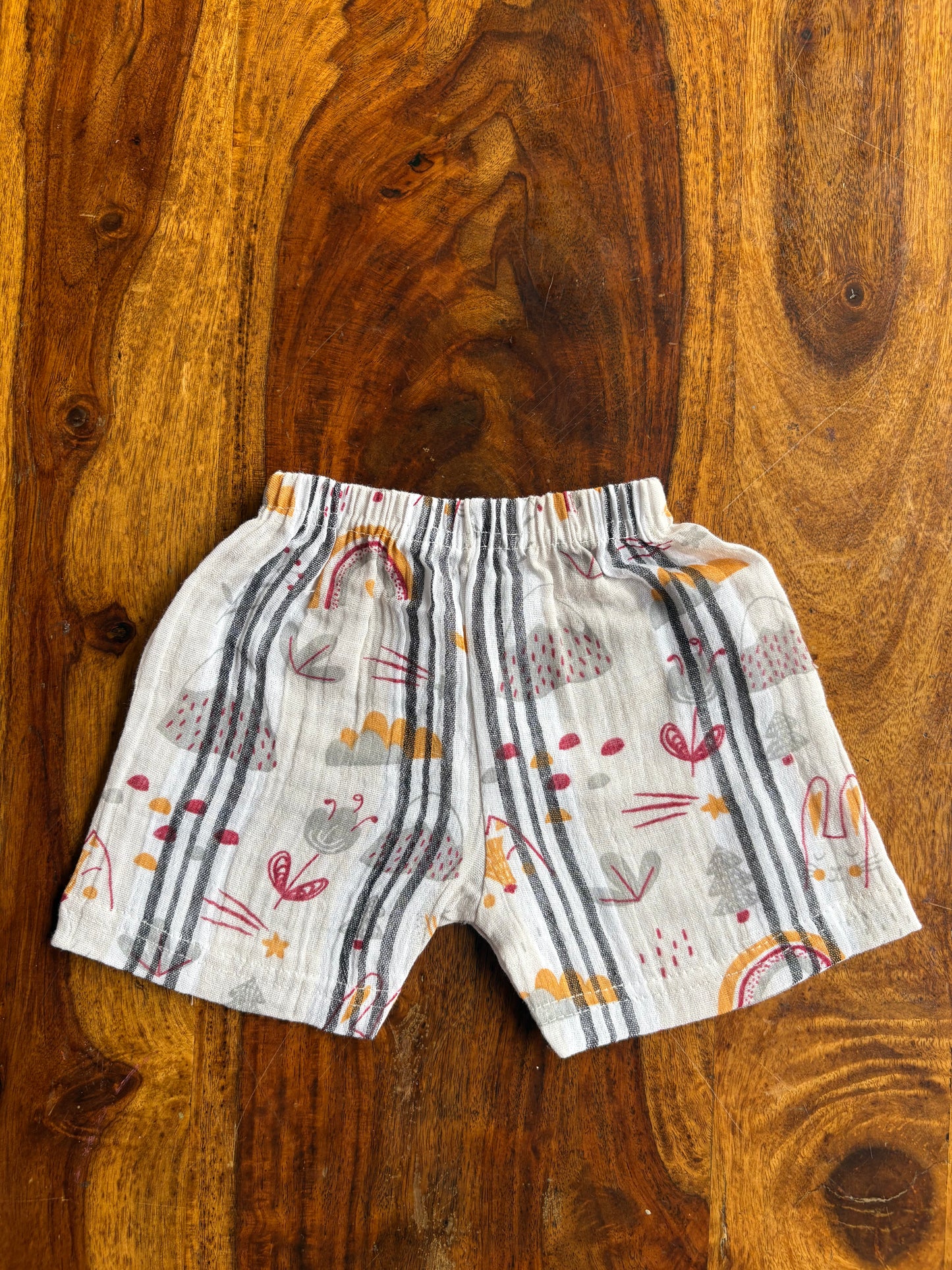 Organic Muslin Jabla with Shorts
